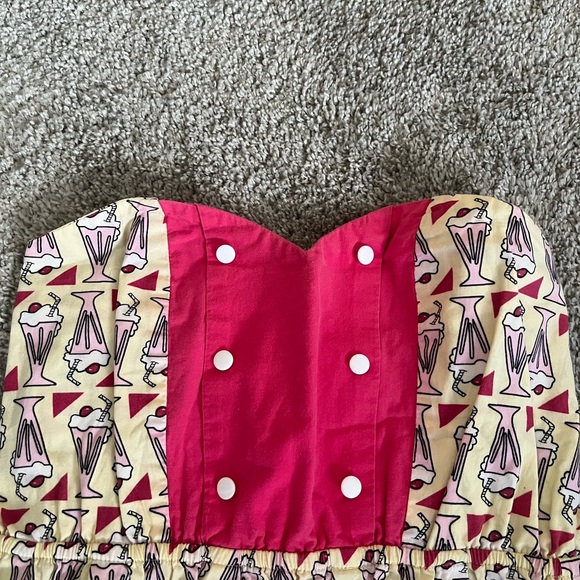 Y2K Reba for Topshop Milkshake Babydoll Top 4 - Picture 7 of 7